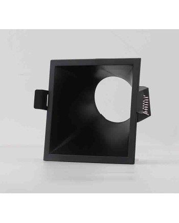 LAMBORJINI  * COMFORT GU10 FIJO 45º CUADRADO NEGRO